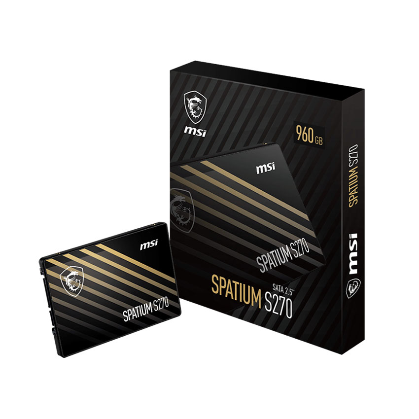 Ổ Cứng SSD MSI SPATIUM S270 240GB 2.5 inch SATA III  (Đọc 500MB/s - Ghi 400MB/s)