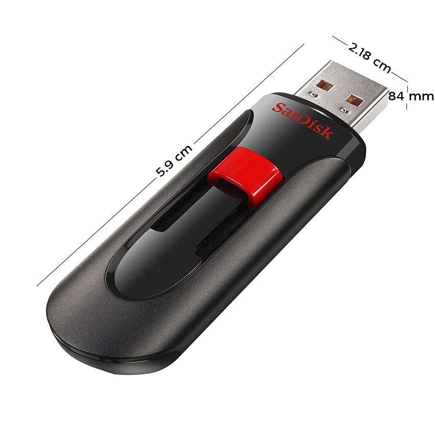 USB SanDisk CZ600 128GB USB 3.0 SDCZ600-128G-G35 Màu Đen