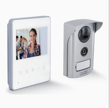 Màn hình siêu mỏng 4.3" - Điện thoại video màu trắng
