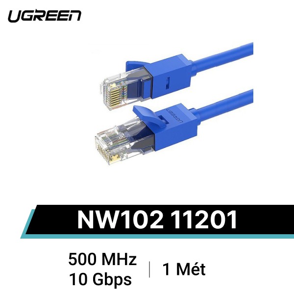 Dây cáp mạng Ugreen Cat6 NW102 11201 Dài 1M