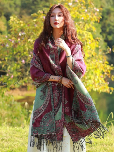 KHĂN CHOÀNG PASMINA BOHO(PMN45-02)