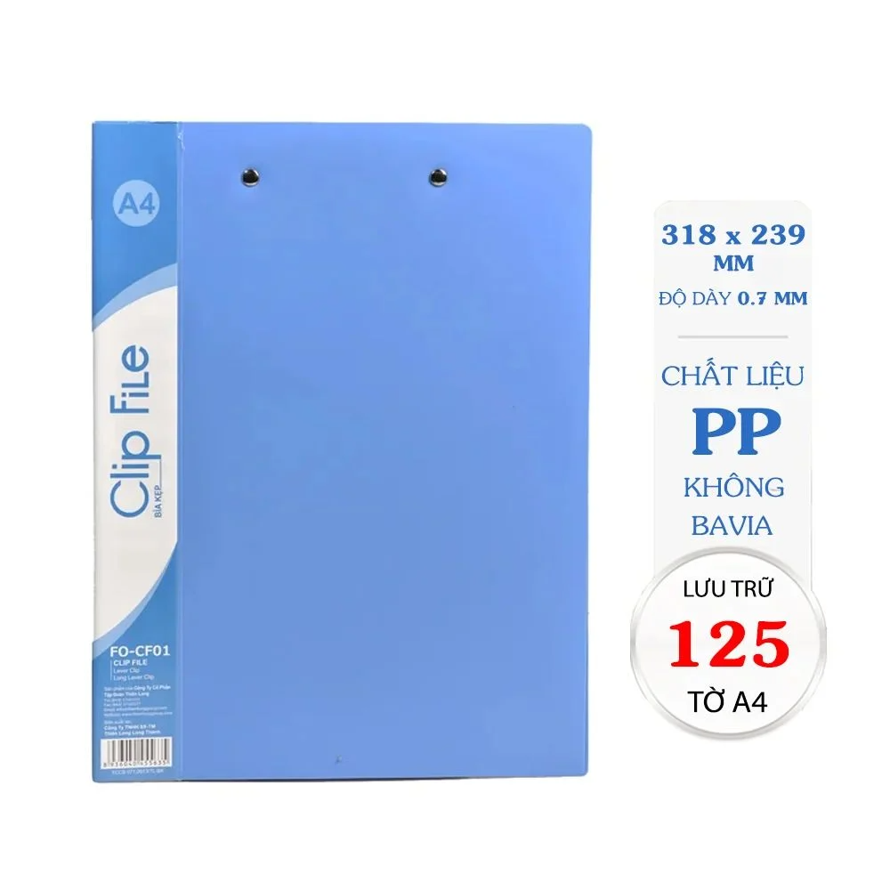 Bìa kẹp A4 Flexoffice FO-CF01