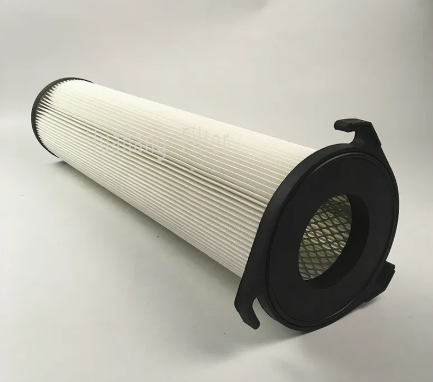 Hộp lọc khí có ba mặt bích để lọc bụi, giấy lọc gấp, hộp lọc khí, bộ lọc thu bụi