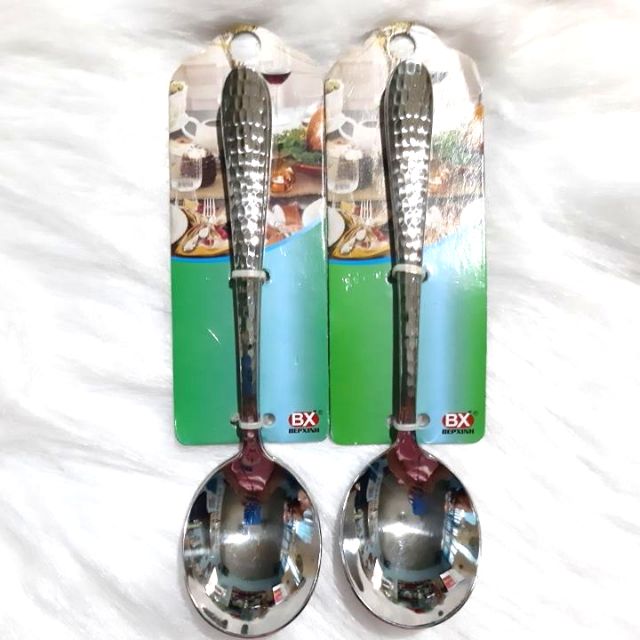 Muỗng súp tròn kim cương 