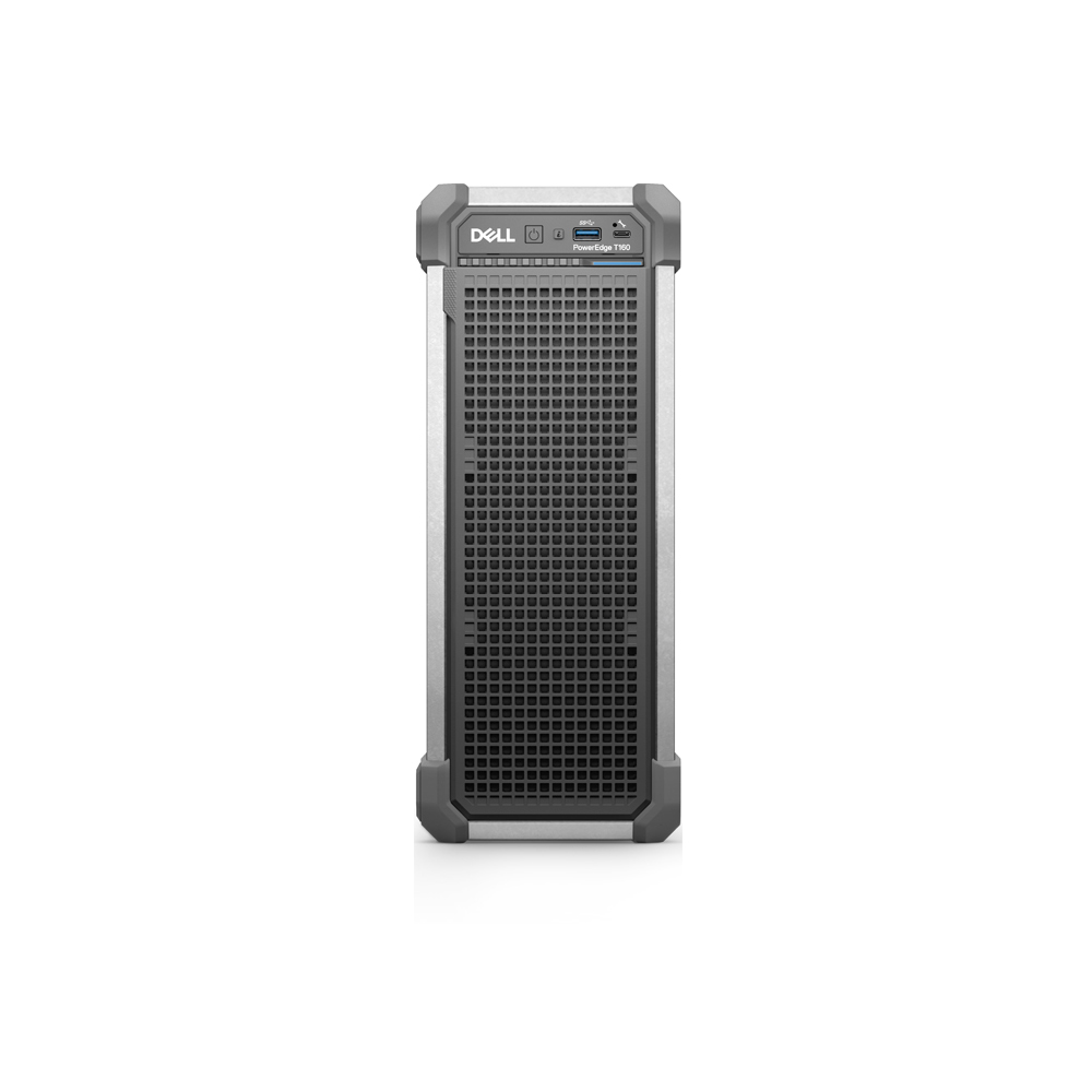 Máy chủ Dell PowerEdge T160 42SVRDT1601A (Intel Xeon E-2414 2.6G | 16GB Ram | 2TB HDD | iDRAC9, Basic 16G | RAID S160 | Powercord | BC5720DP 1GbE LOM | DVD-ROM EXT | PSU 300W | 3Years)