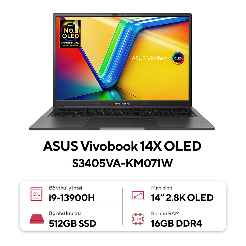 Laptop Asus Vivobook 15 X1504ZA-NJ582W (Intel Core I3-1215U | 8GB | 512GB | Intel UHD | 15.6 Inch FHD | Win 11 | Bạc)