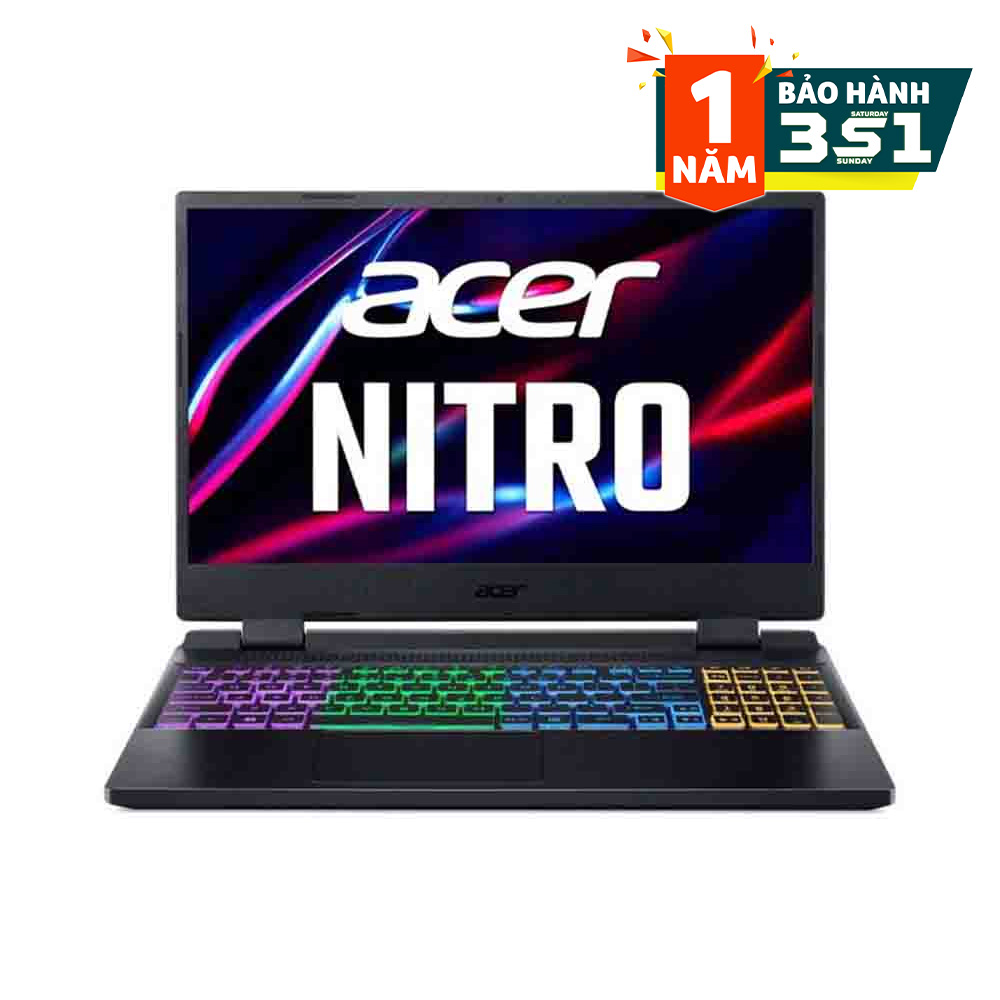 Laptop Gaming Acer Nitro 5 Tiger AN515-58-52SP NH.QFHSV.001 (Core™ I5-12500H | 8GB | 512GB | RTX™ 3050 4GB | 15.6 Inch FHD | Win 11 | Đen)