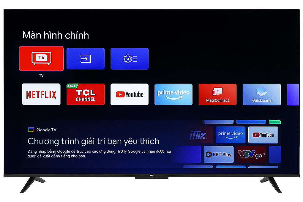 Google Tivi TCL 4K 55 Inch 