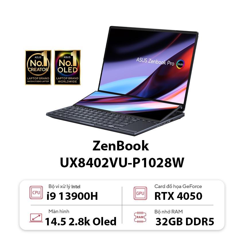 Laptop Asus Vivobook K6502Vu-Ma090W (I9 13900H/16Gb Ram/512Gb Ssd/15.6 2.8K Oled/Rtx4050 6Gb/Win11/Bạc)