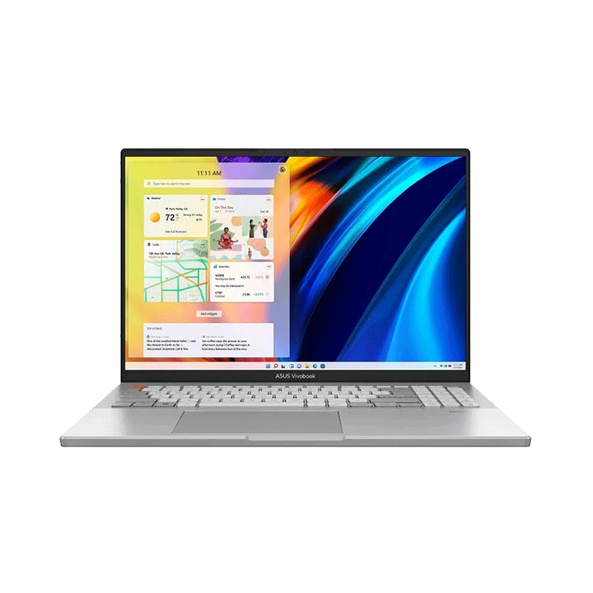 Laptop Asus Vivobook M7600Qc-L2077W (R5 5600H/16Gb Ram/512Gb Ssd/16 Oled 2.8K/Rtx3050 4Gb/Win11/Đen)