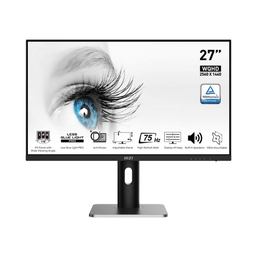 Màn Hình Msi Pro Mp273Qp (27 Inch/Wqhd/Ips/75Hz/1Ms)