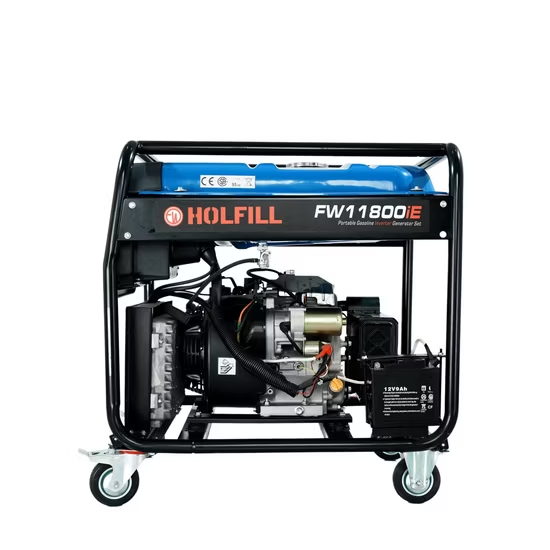 Máy phát điện xăng di động công suất 9000W (8.25kW) kiểu hở, khung hiệu suất cao, máy phát điện xăng gia dụng thông thường 15 kVA