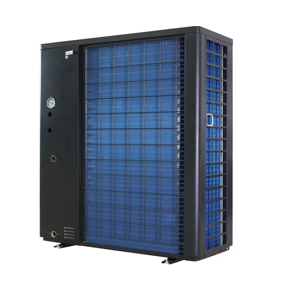 Máy bơm nhiệt không khí-nước tiên tiến R290 dạng khối liền khối dùng cho hệ thống sưởi ấm và làm mát nhà ở, cung cấp nước nóng, máy nước nóng nguồn không khí.