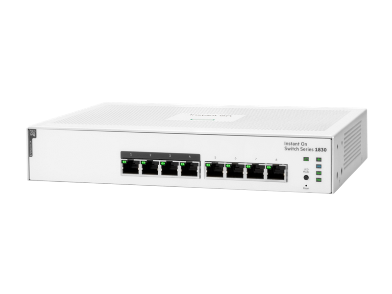 Switch PoE Aruba Instant On 1830 8G 65W - JL811A