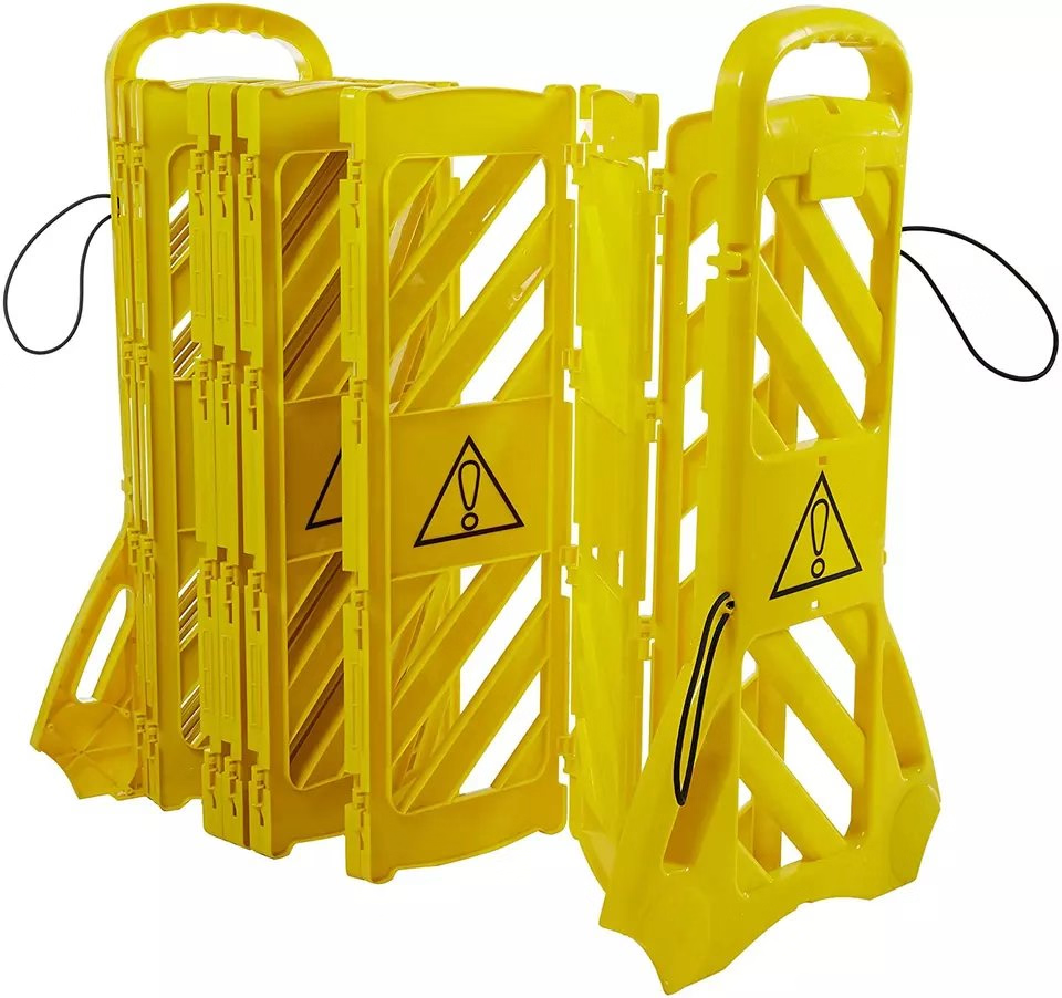 Rào chắn an toàn nhựa tạm thời mở rộng cho an toàn giao thông