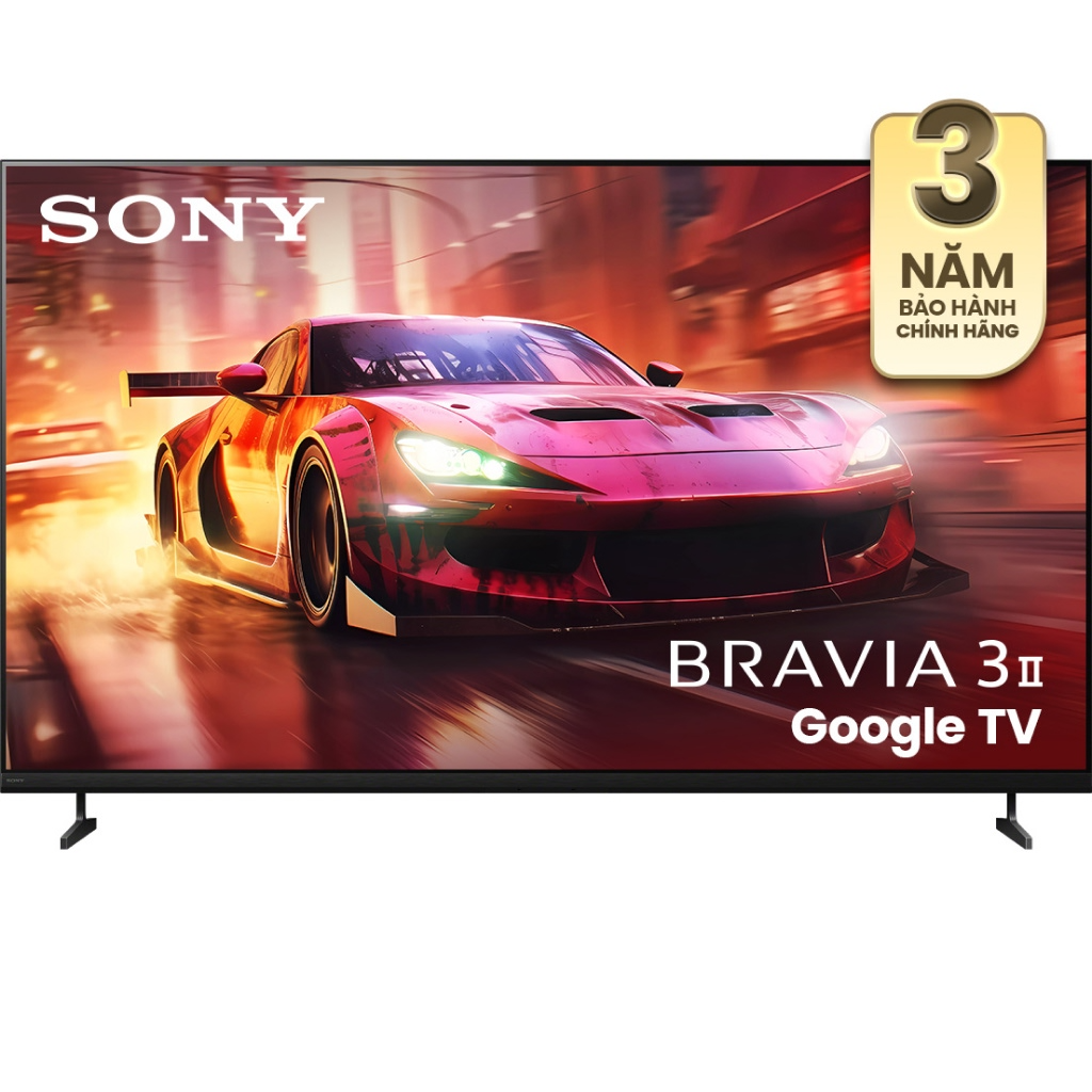 Google Smart Tivi Sony BRAVIA 3 II 4K 65 inch K-65XR30M2 Đen