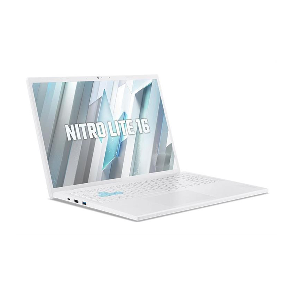 Laptop Acer Gaming Nitro Lite 16 NL16-71G-71FN NH.D5ASV.003 (Thông số: Intel Core i7-13620H | RTX 4050 6GB | 16 inch WUXGA 180Hz | 16GB | 512GB | Win 11 |Màu Trắng)