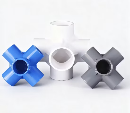 Phụ kiện nối nhựa PVC 5-Way bền cho hệ thống ống nước và tưới tiêu