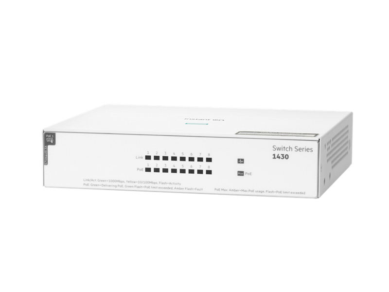 Switch PoE Aruba Instant On 1430 8G 64W (R8R46A)