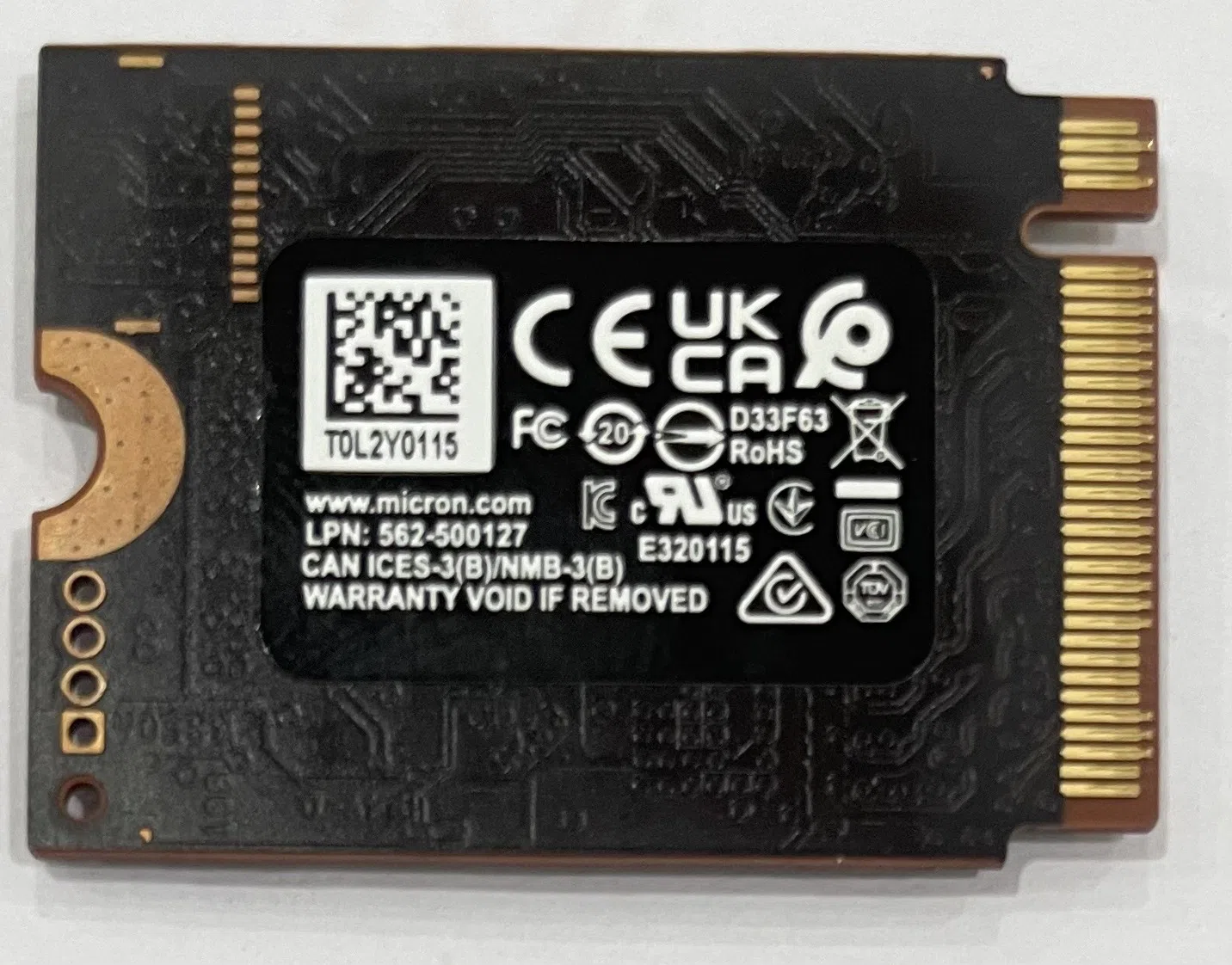 Ổ cứng SSD 256GB Micron 2650 NVMe