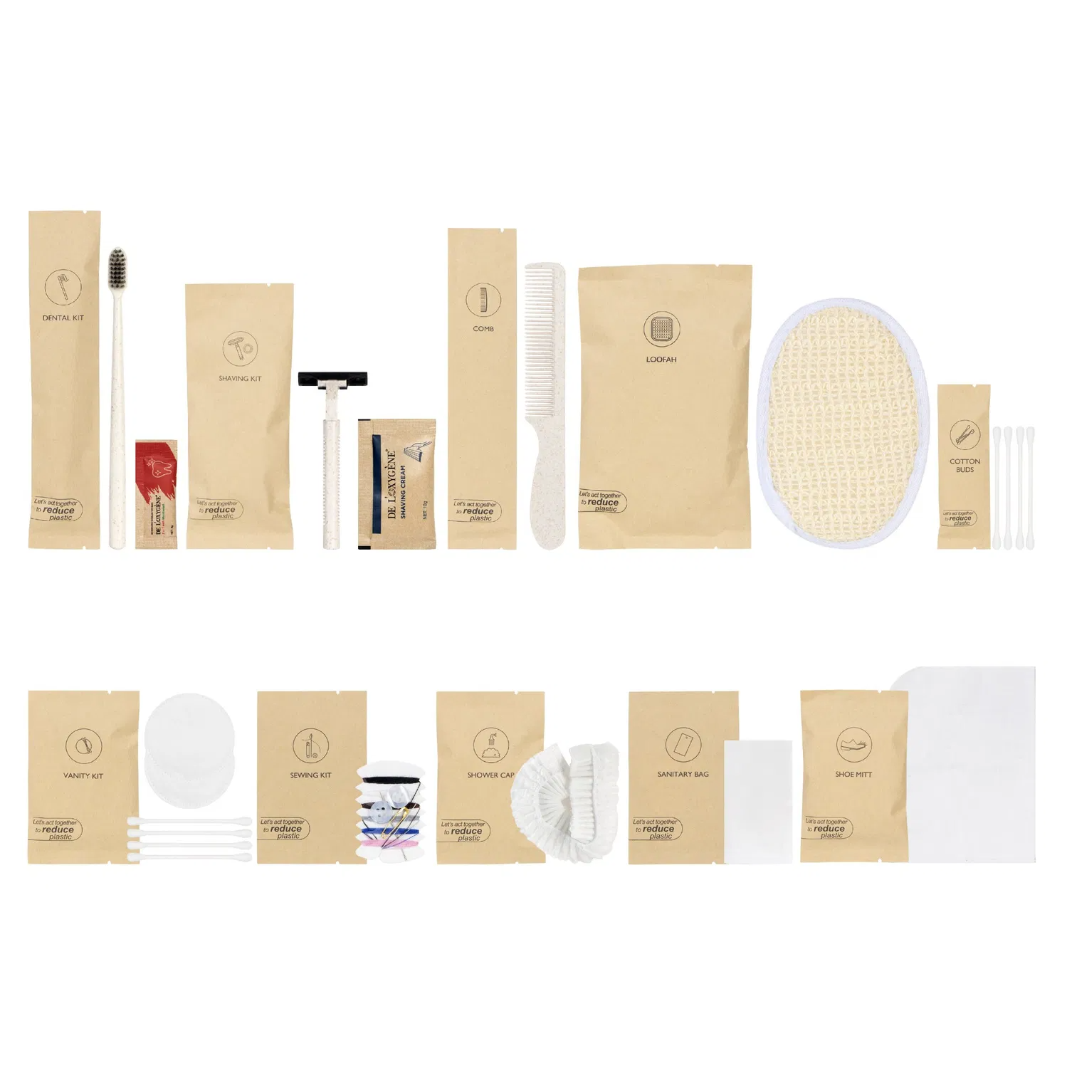 Bộ đồ dùng cá nhân dùng một lần giá rẻ cho khách sạn