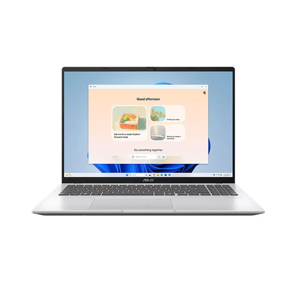 Laptop ASUS Vivobook 16 X1607CA-MB990W (Intel Core Ultra 7 255H/Intel Graphics/16 inch WUXGA/16GB/512GB/Windows 11 Home SL/Bạc)
