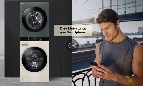 Tháp giặt sấy LG Inverter WT2517NHEG 25/17kg