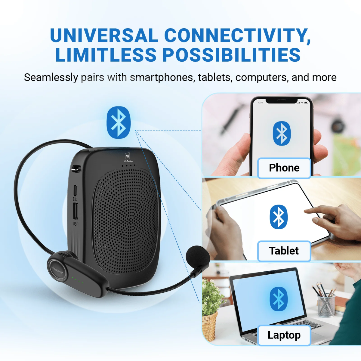 Máy trợ giảng WinBridge C002 Không dây Bluetooth Pin trâu ảnh 2
