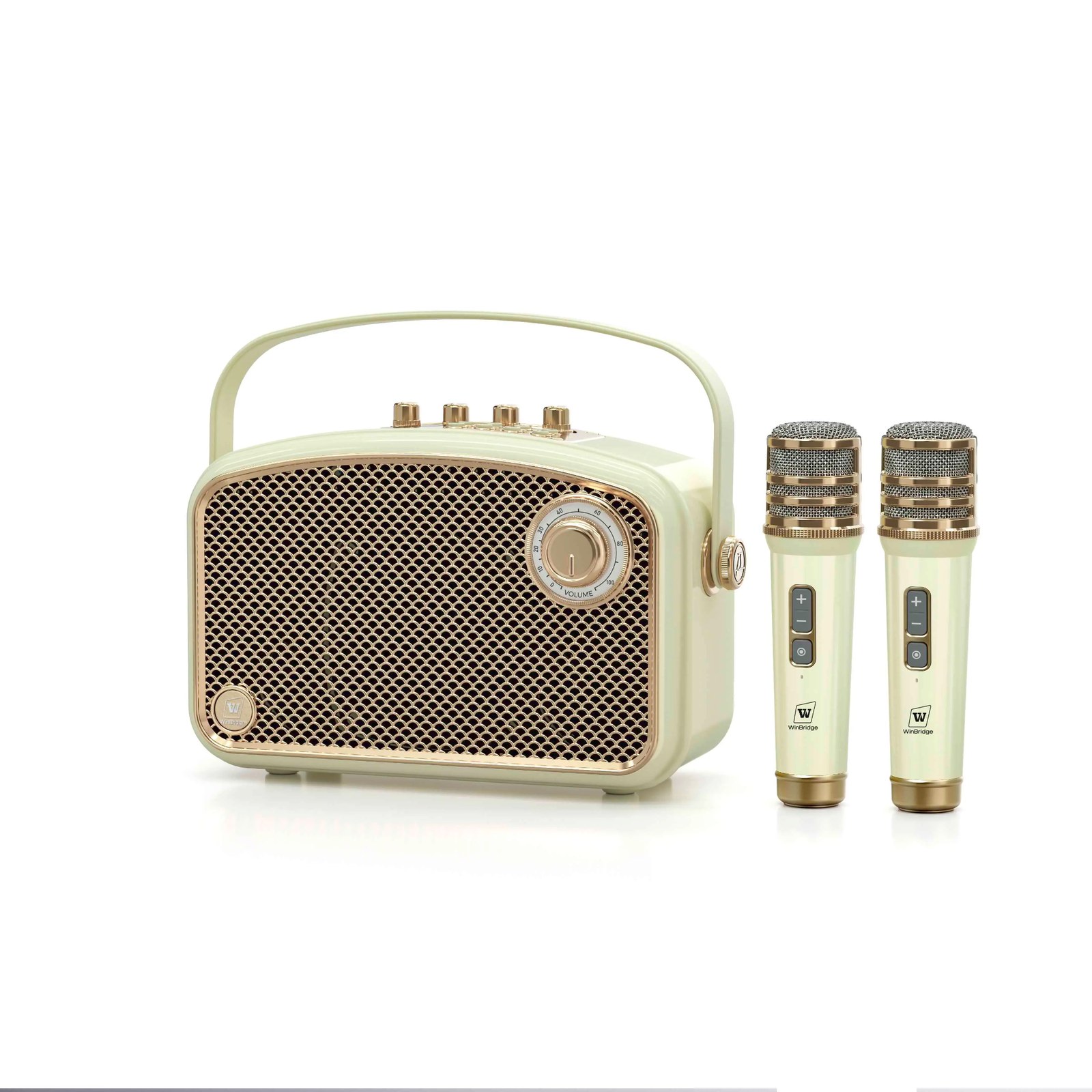 Loa Karaoke WinBridge L200 60W 2 Micro UHF Bluetooth