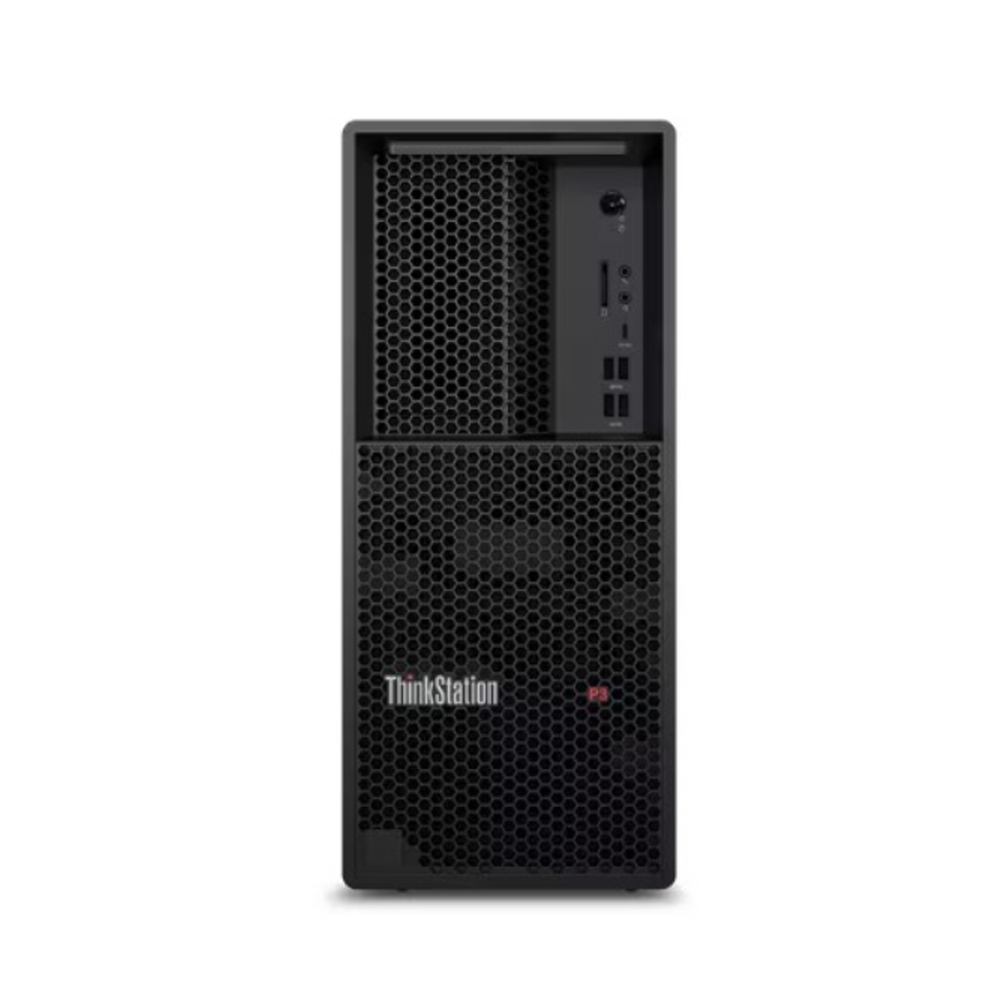 Máy trạm Workstation Lenovo ThinkStation P3 Tower 30GS00G7VA (I7 14700/ 16GB/ 512GB SSD/ Nvidia T400 4GB/ Key+Mouse/ NoOS/ 3Y)