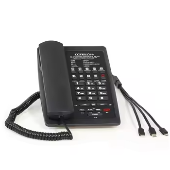 Điện thoại văn phòng có dây Cotell Classic Series CA701D, điện thoại cố định có chức năng gọi rảnh tay, điện thoại bàn để bán