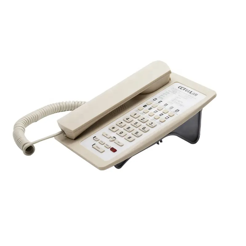 Cotell Classic Series TE3000A - Custom Hotel Landline Telephone With Free Faceplate Printing