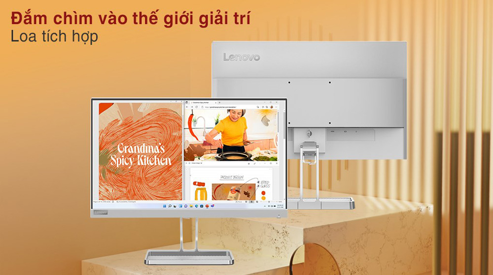 Màn Hình Lenovo L22i-40 [67AEKACBVN] (21.5 inch - FHD - IPS - 75Hz - 4ms - FreeSync - Speaker)