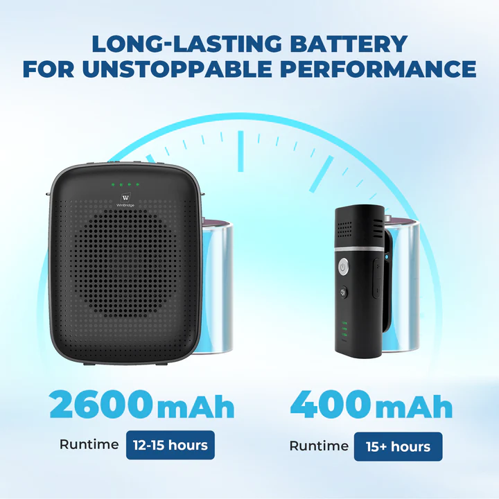 Máy trợ giảng WinBridge A006  Mic đeo tai Khử hú AI Không dây 2.4G gọn nhẹ ảnh 2