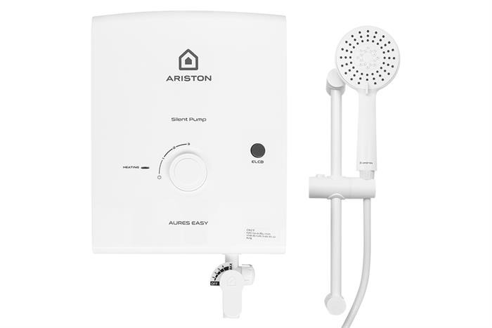 Máy nước nóng trực tiếp Ariston 4500W AURES EASY 4.5P 3S
