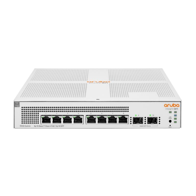 Thiết bị chuyển mạch Switch Aruba Instant On 1930 8G 2SFP POE (124W) JL681A