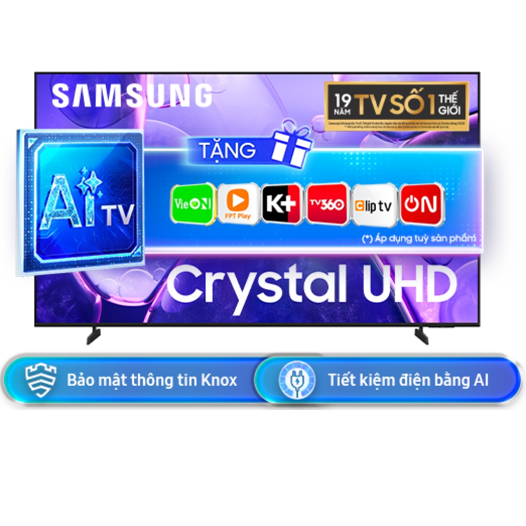 Smart Tivi Samsung 4K 65 inch UA65U8500FKXXV Đen
