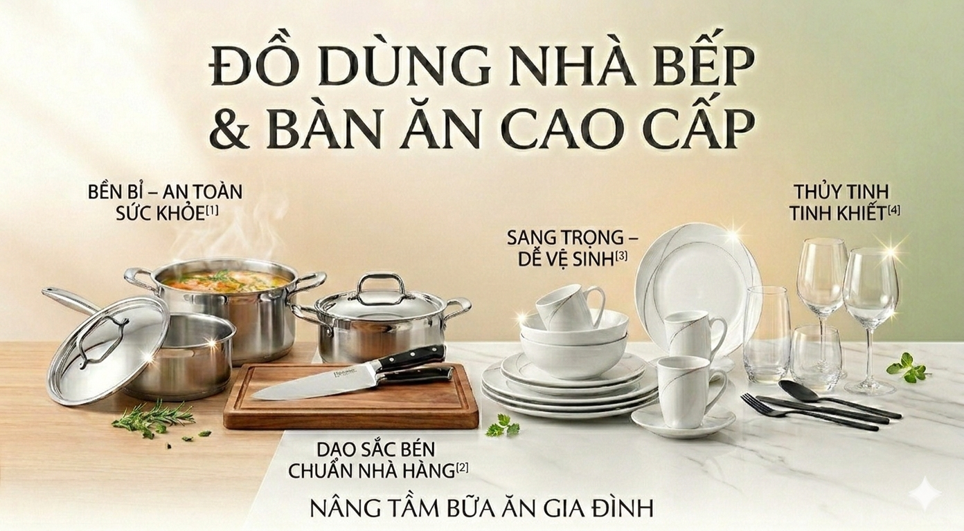 Banner Cho Trang Chủ Cho Đồ Dùng Nhà Bếp