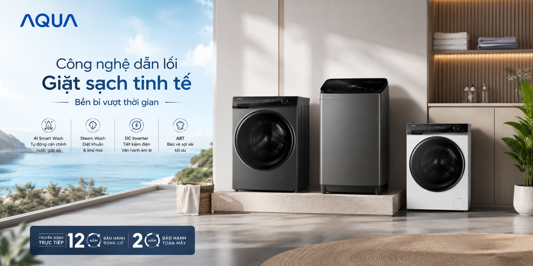 Máy giặt Aqua